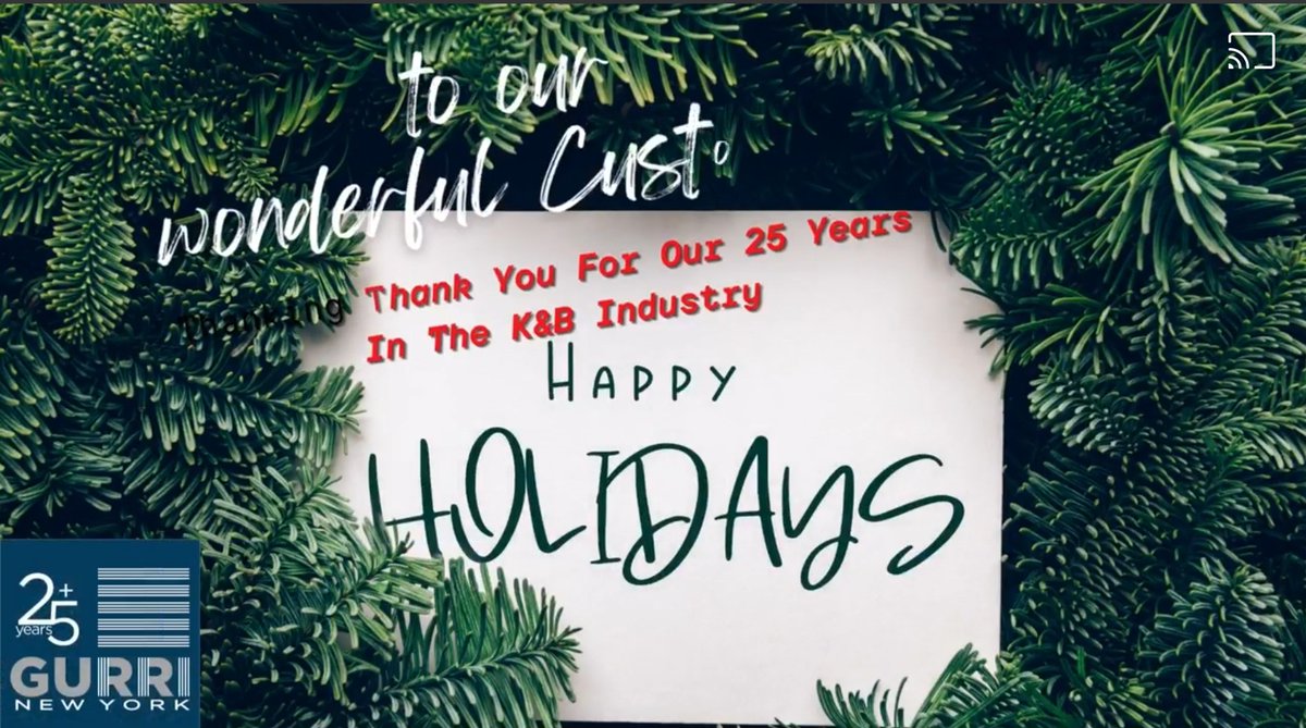 Warm Wishes for a Joyous 2023 to You &amp; Your Family a  On Gurri NY's 25th Anniversary we would like to express our gratitude to all the incredibly talented professionals we work with, our Gurri Team, and especially to our customers. youtu.be/k75ofwZpB88