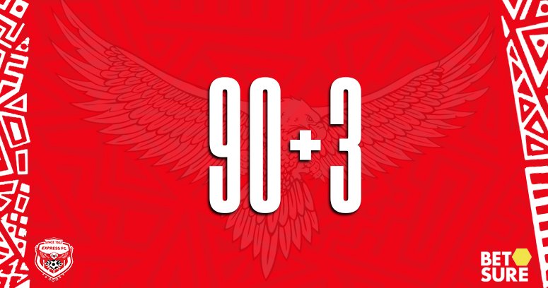 ExpressFCUganda's tweet photo. 90' #EXPBPR 🔴0-0🔵
The fourth official has indicated three minutes of time added on.
#Mukwanogwabangi🔴🦅 https://t.co/PAs12bxb5N