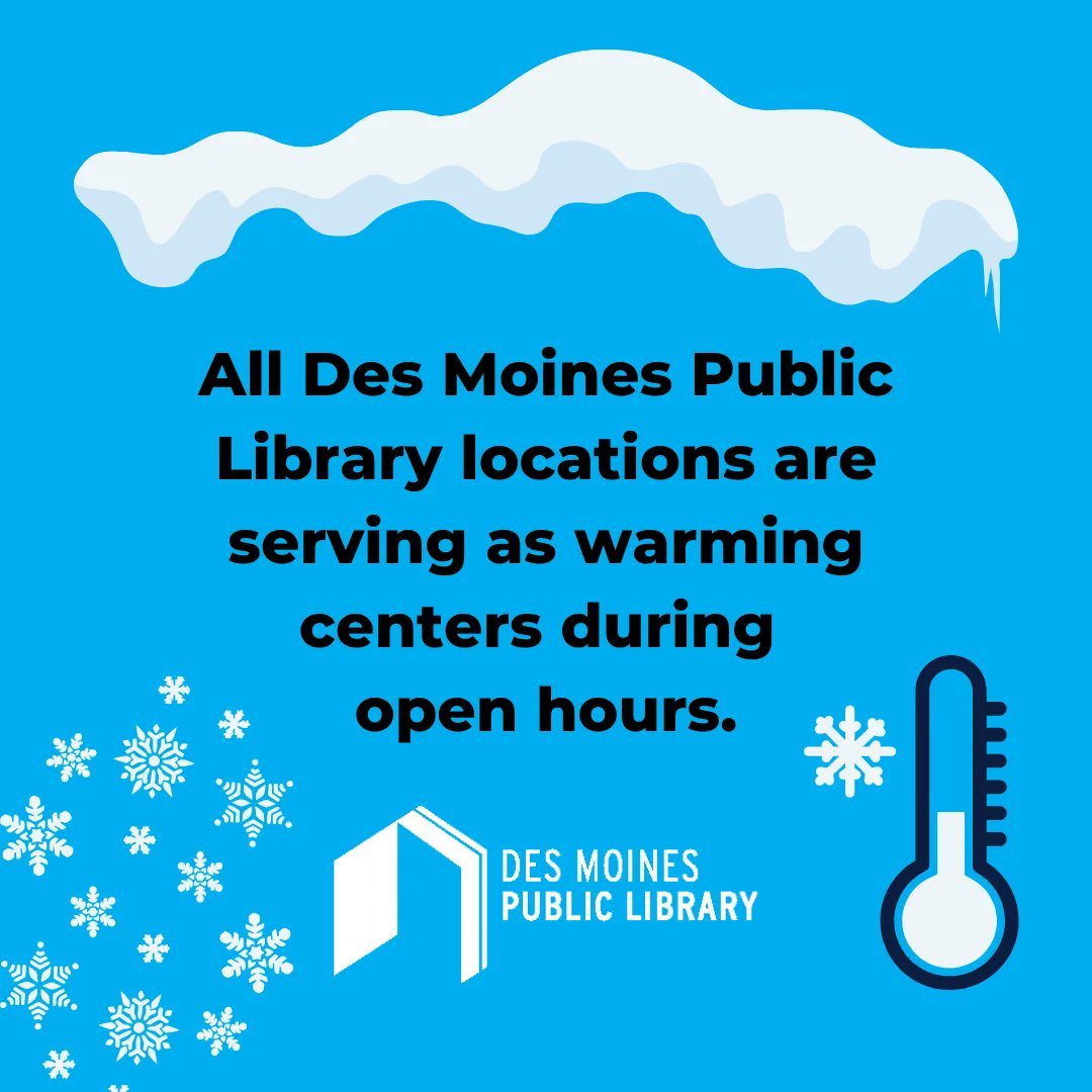 Des Moines Police on Twitter "RT dmpl All Des Moines Public Library locations are serving as