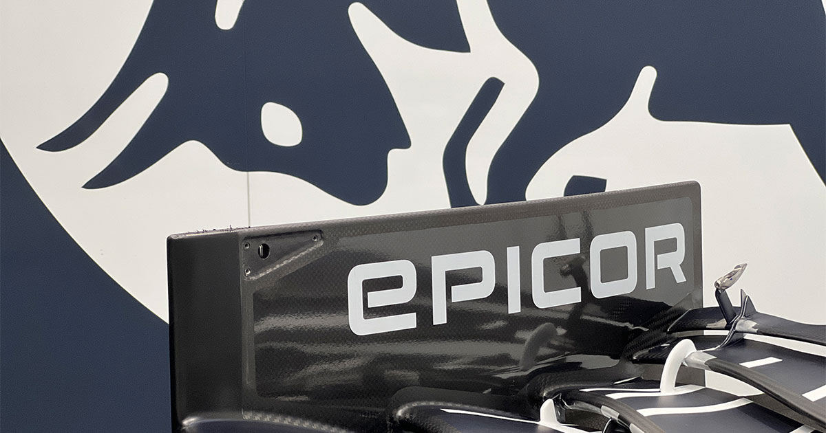 Epicor's tweet photo. Find out how our expertise in manufacturing enables the Scuderia @AlphaTauriF1 team to track integrity and lifecycle of 14,000 car components, eliminate unplanned costs, and empower the team to accelerate performance on the track. 

Watch: https://t.co/RPi5PG8R9n https://t.co/KLHz0mdsgv