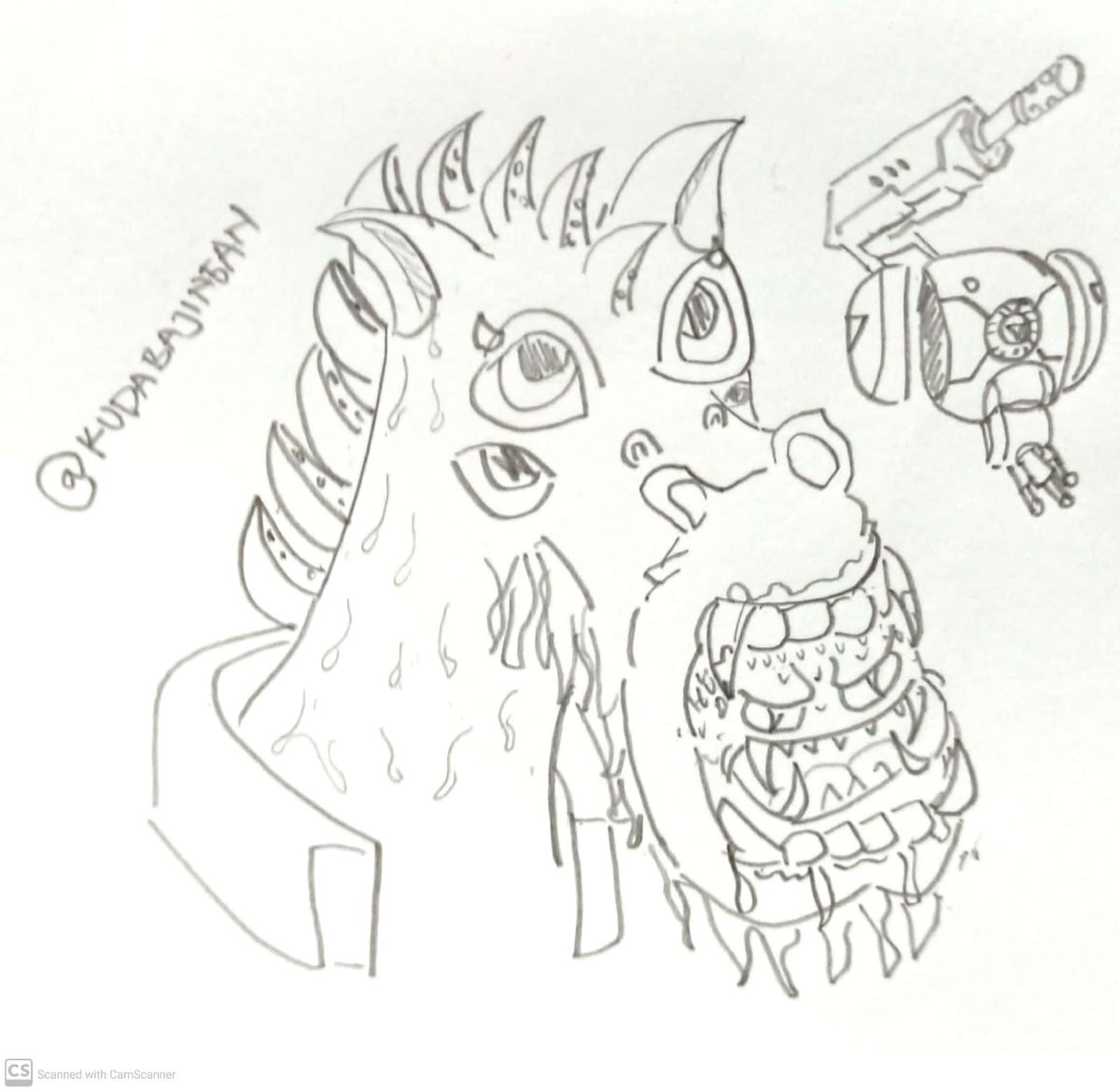 I'm defenitly not an artist, an i dont have any tools, so i know it will be bad bahahah, but i try to make this fan art for <a href="/Astro_CNFT/">Astro</a> because i like the project, this is a horse-alien named horlien with his bud farmbot, ready to attack everyone that fud <a href="/Astro_CNFT/">Astro</a>