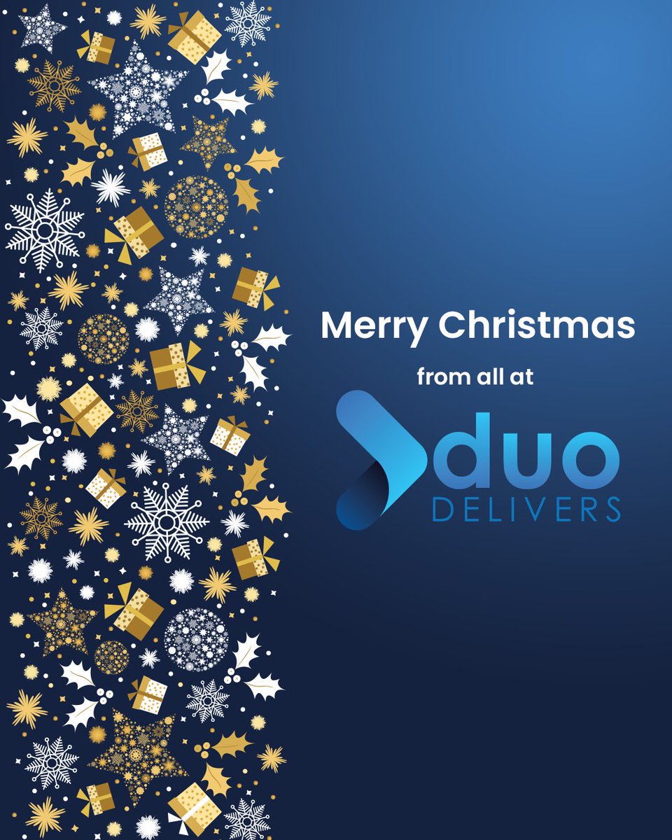 DuoDelivers's tweet photo. Merry Christmas Wishes From All At Duo Delivers https://t.co/WNyFT1VLlv