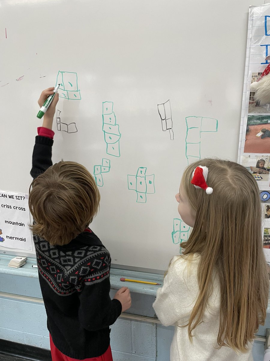 mrsbowesteaches's tweet image. Mrs. Bowes wants to put a swimming pool in her backyard. It must have an area of 5 square units. How many different pool designs can you think of? We are becoming such deep thinkers @thinkingclssrms #thinkingclassroom #handsonmath #wordproblem