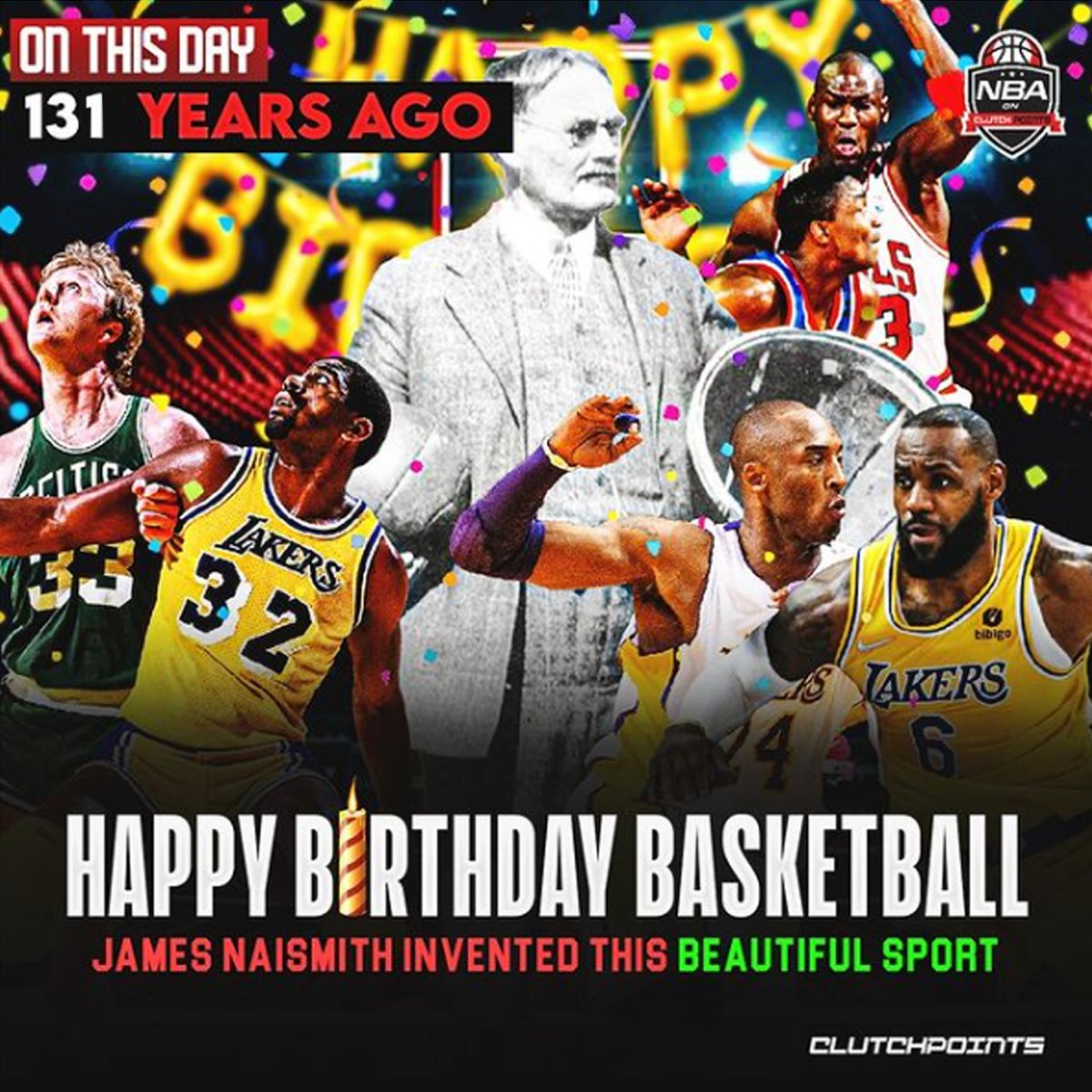 ClutchPoints on Twitter "The sport of basketball was invented today