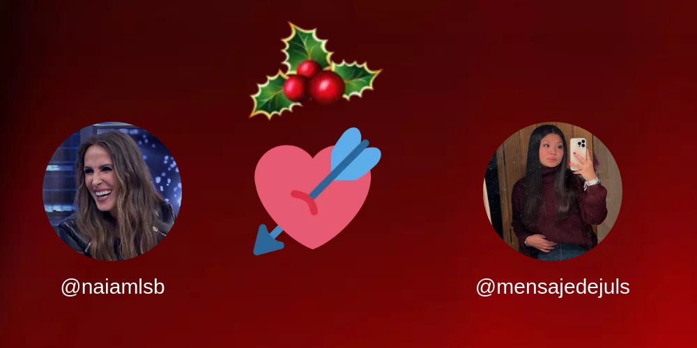 naiamlsb's tweet photo. My 2023 New Year's Kiss is going to be: @mensajedejuls

Find yours at https://t.co/h7iYdnRIwW

⠀ https://t.co/JTi0VMmaTR