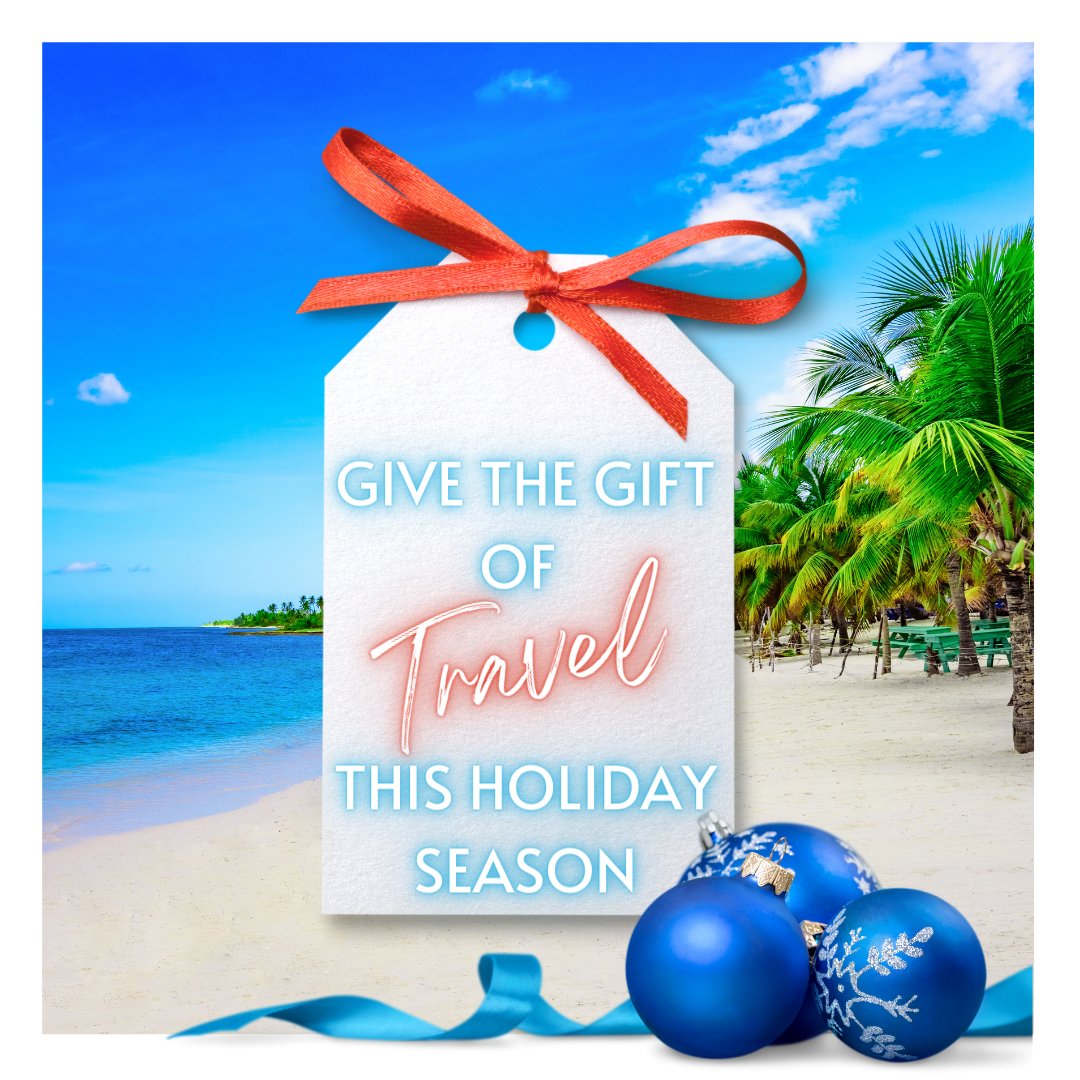 With the holidays almost here and shelves still struggling to be stocked, give the most amazing gift to the ones you love that never goes out of style: the gift of travel. It's the gift that keeps on giving. #oceandreamstravel #dreamvacations