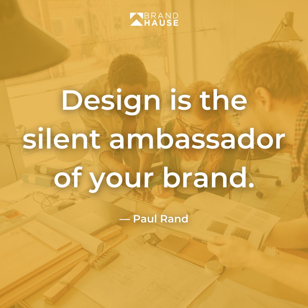 Design is the silent ambassador of your brand.

— Paul Rand

#branding #design #brandmanagement #branddevelopment #buildingmaterialsmarketing #brandhause #creativedesign #quotes #marketing