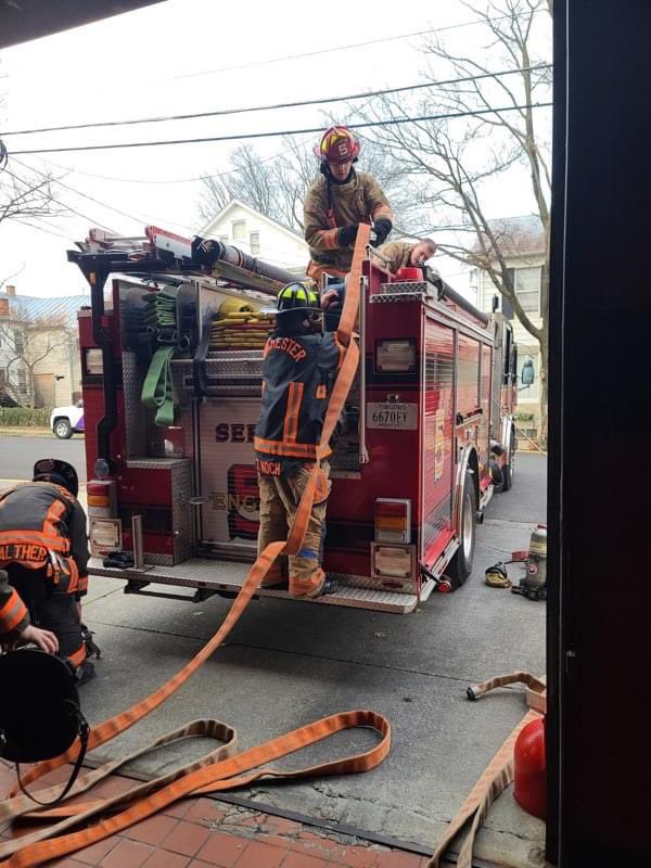 WFRDva's tweet photo. It may be cold outside, but #WFRD Career and Volunteer members are still out training!
South End Fire Company #CityOfWinchester https://t.co/F3DHAp4xdg