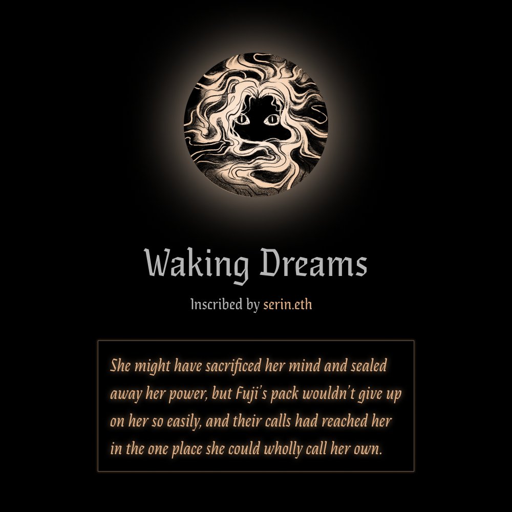 crypto_coven's tweet photo. the TREE OF ECHOES has one final pick for this call for stories 🐉

"waking dreams" by @serin_eth 

the OCCULTIST fuji journeys through the land of the LOST, wandering the fractured minds, waking dreams, and cleansing waters within the ASYLUM.

https://t.co/lpcwsSu6GK https://t.co/aZ68GQCCld
