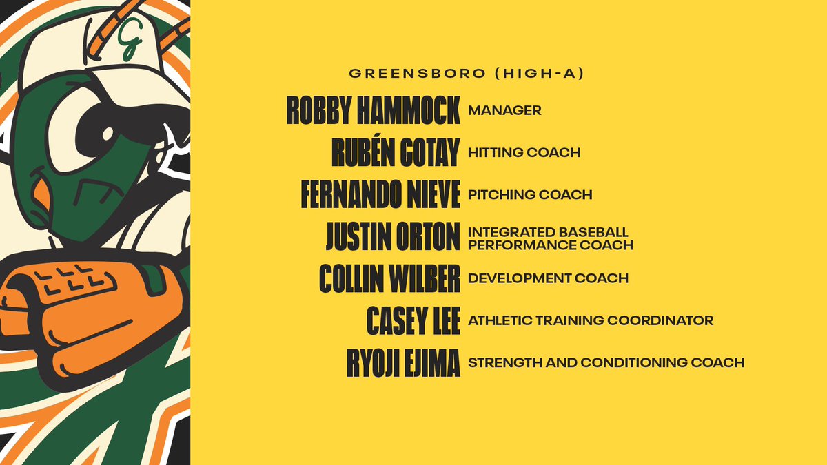 YoungBucsPIT's tweet image. We have announced our minor league managers and staff assignments for the 2023 season.
