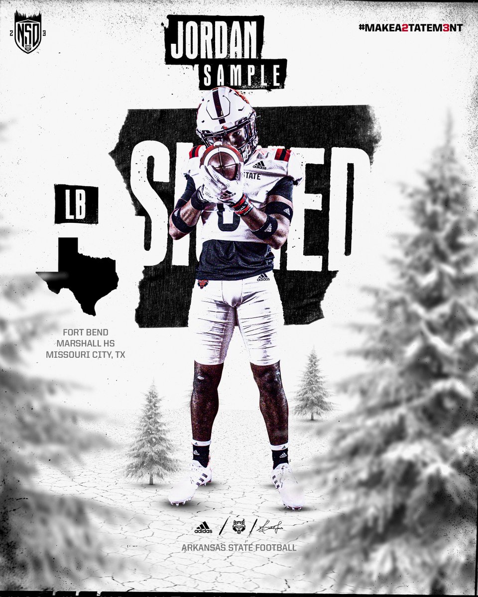 PHYSICAL LINEBACKER <a href="/JSample27/">Jordan Sample⚠️</a>  IS HOME🏠‼️

#MakeA2tatem3nt x #WolvesUp