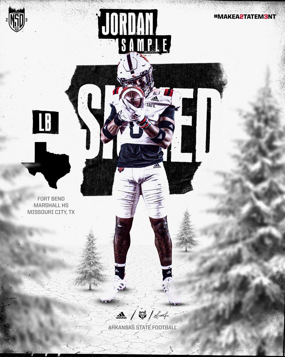 PHYSICAL LINEBACKER @JSample27 IS HOME🏠‼️ #MakeA2tatem3nt x #WolvesUp