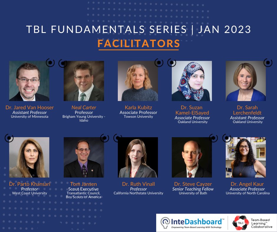 InteDashboard's tweet photo. Begin your professional development in #teambasedlearning with us! @TBLearning

Sign up for our #TBL Fundamentals Series in January here 👉 https://t.co/TjwV0P0MTi

#education #edchat #onlinelearning #TBLFS #facdev #flipclass #highered #activelearning #professionaldevelopment https://t.co/inY3reAvMP