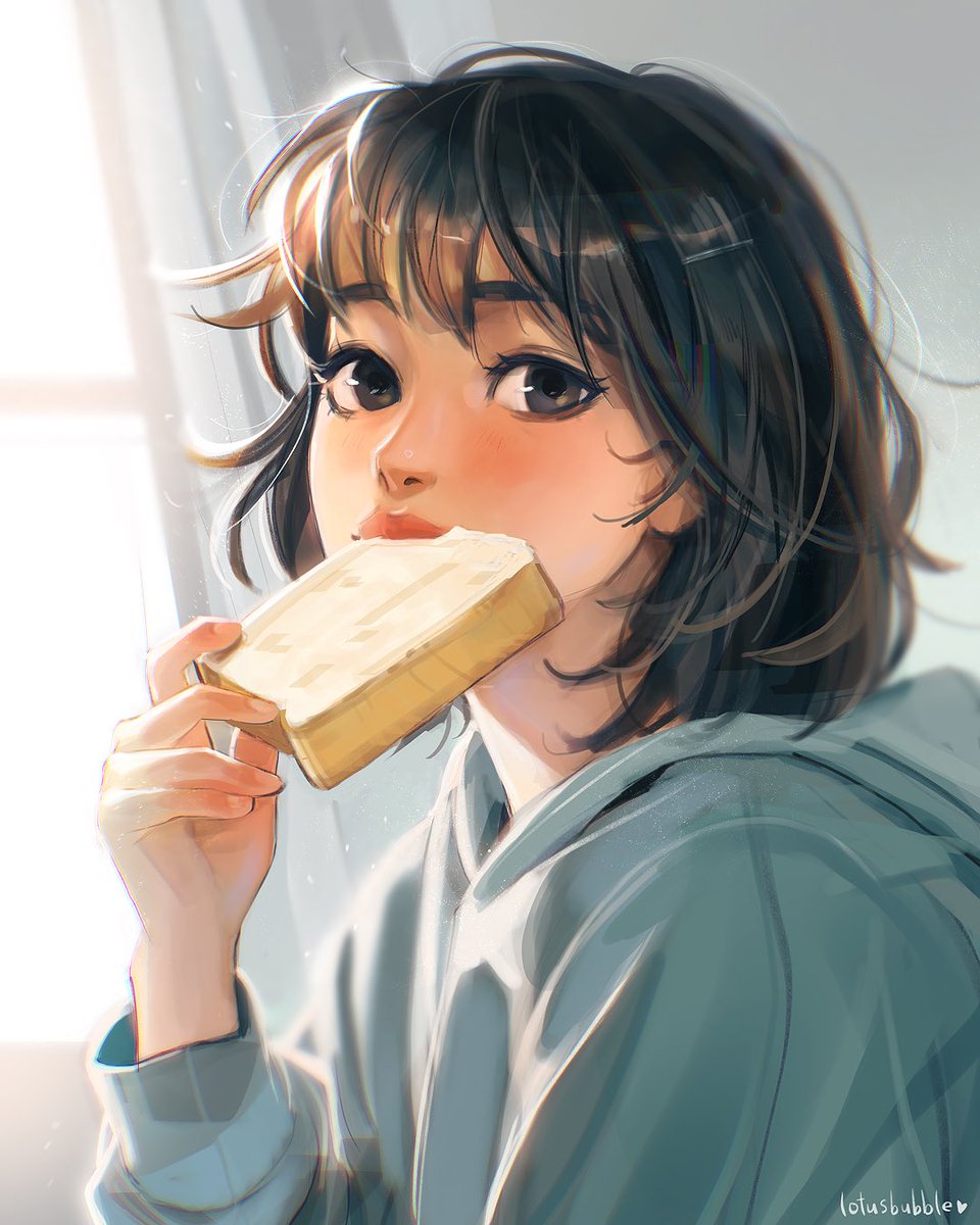 Breakfast 🍞✨ #drawing #digitalart