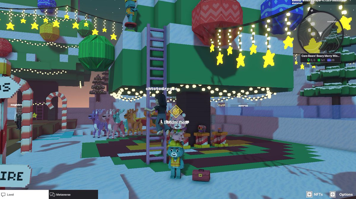 k97_jul's tweet photo. @TheSandboxGame @carebears I found a @carebears blue construction worker in Merry Beary Winterfest! 👷🐻 #SeasonsGreetingsTSB https://t.co/4nXw3EgFc3