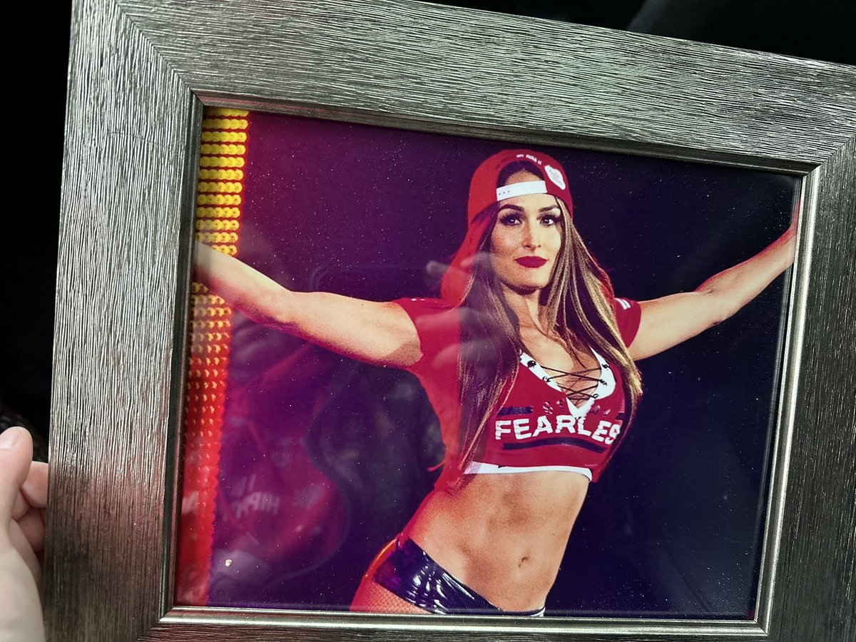 When your coworker know how much you love Nikki Bella this is the best Secret Santa gift ever. my favorite wrestler of all time #fearlessnikki #Bellas  @BellaTwins https://t.co/t2IsDoKmnd