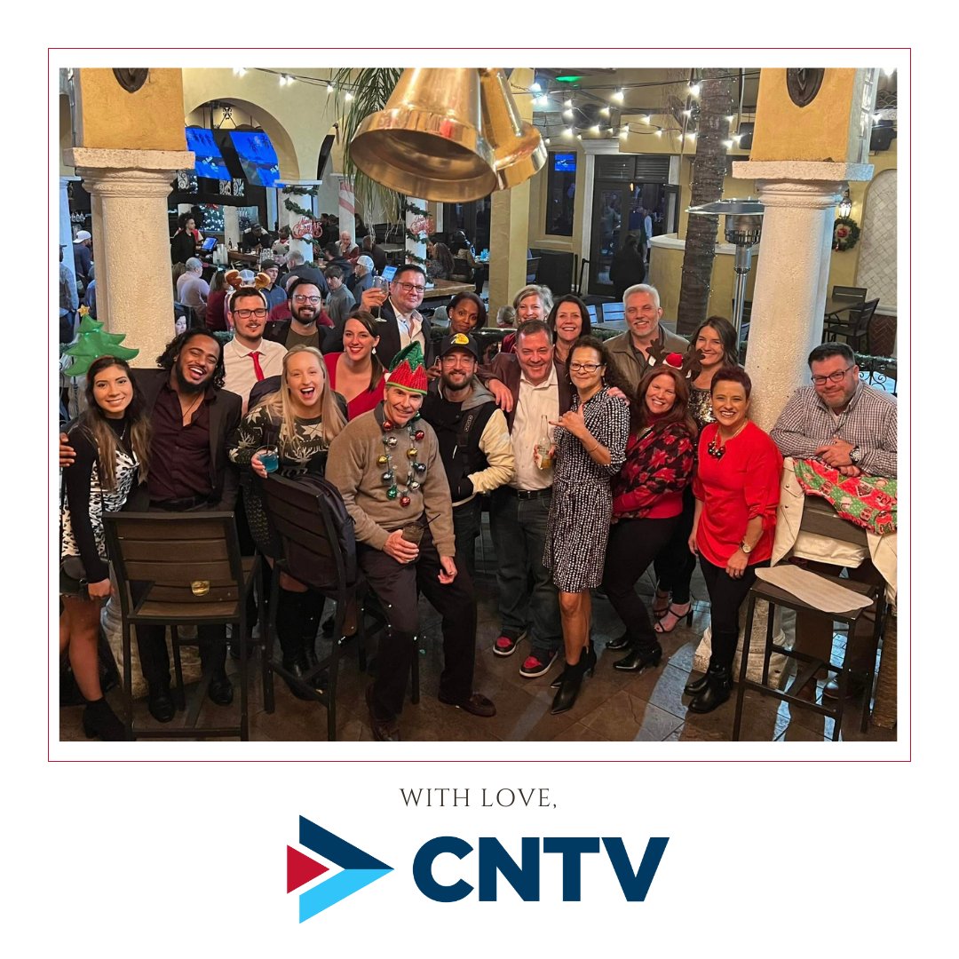 Happy Holidays to our industry friends, clients, &amp; partners! We wish you joy and prosperity not only this season but throughout the coming year. ✨

CNTV will close Dec. 26-30 so our team can enjoy time with loved ones before we ramp up for an exciting &amp; busy 2023. #HappyHolidays