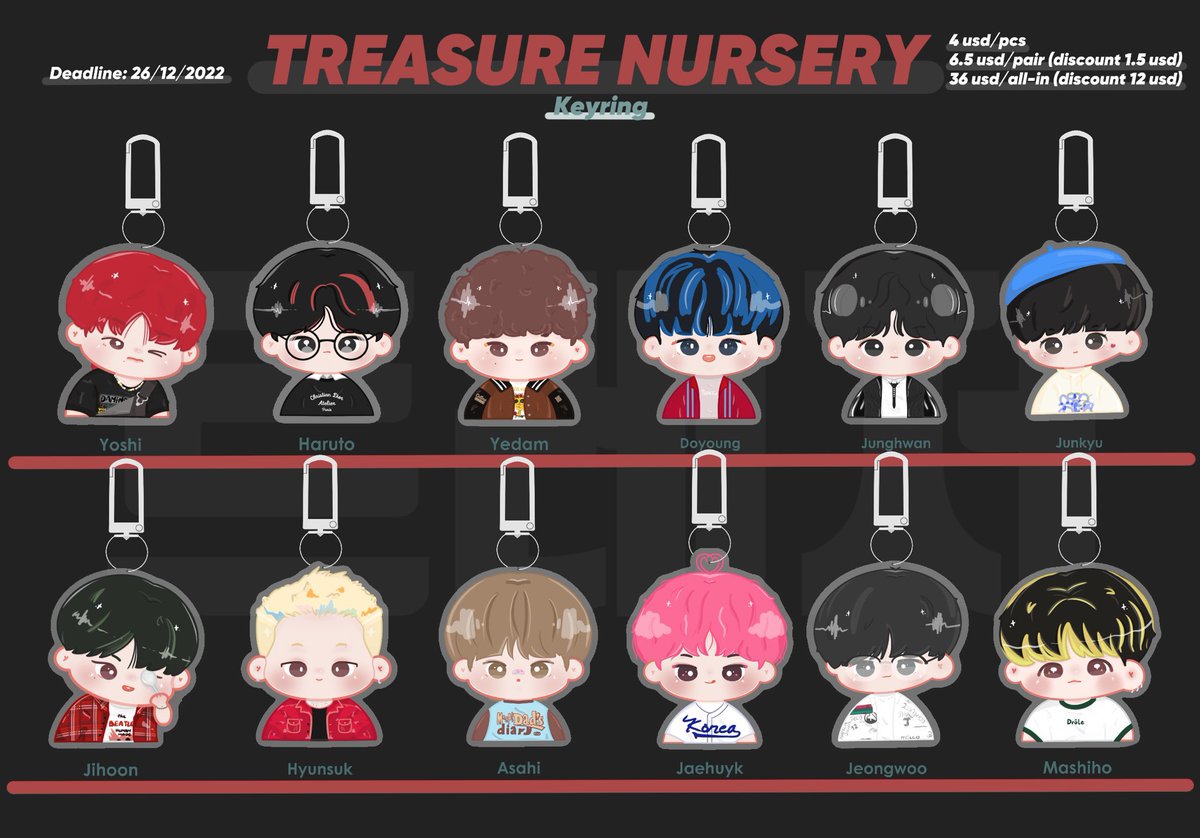 TeeKONed02's tweet photo. [🇲🇾 GO | HELP RT]

#TREASURE : Acrylic Keyring &amp; T-Shirt by @TreasureNursery 

Price:
1) Keyring - RM25
2) T-Shirt - RM60
📌 2nd payment needed
📌 will get freebies from me

Due date: 25/12

DM to ORDER! 🥰

#TeeKONed02GO https://t.co/ZgzGfPaIEO