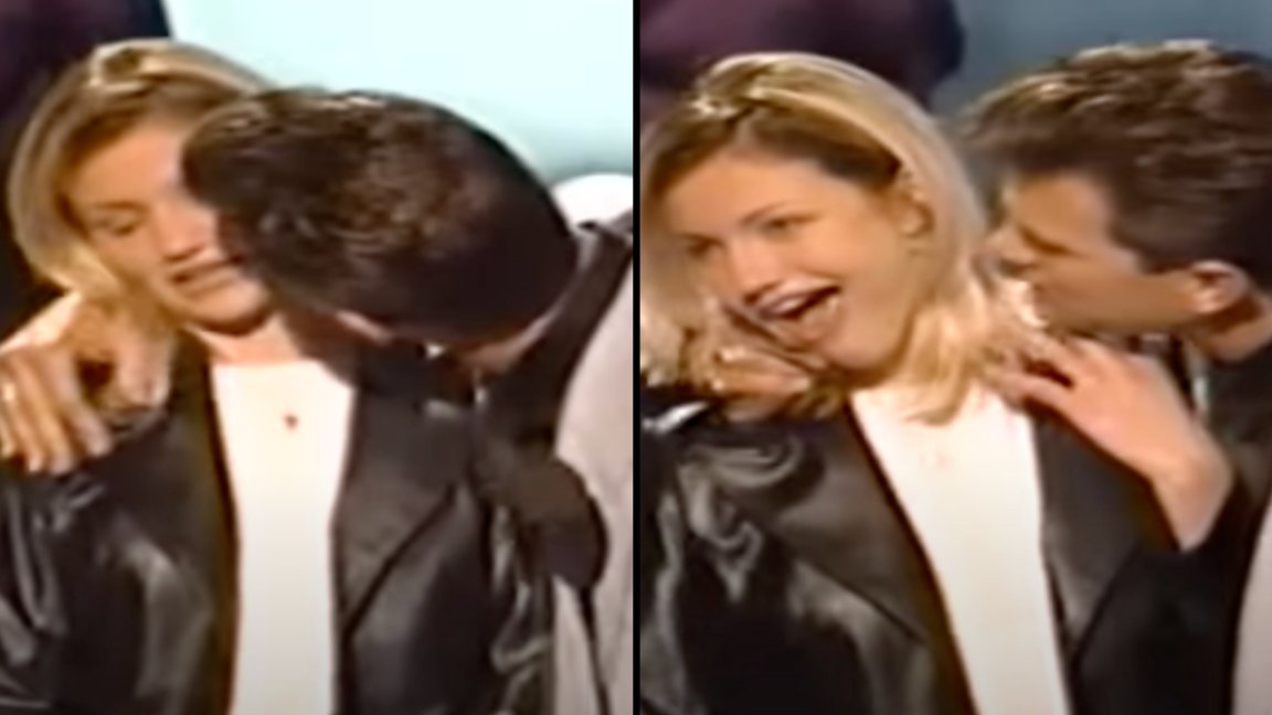 Footage of Cameron Diaz Being Kissed At MTV Awards Is Leaving People Very Uncomfortable

https://t.co/5VptWUURNV https://t.co/x4Kx1ahAA0