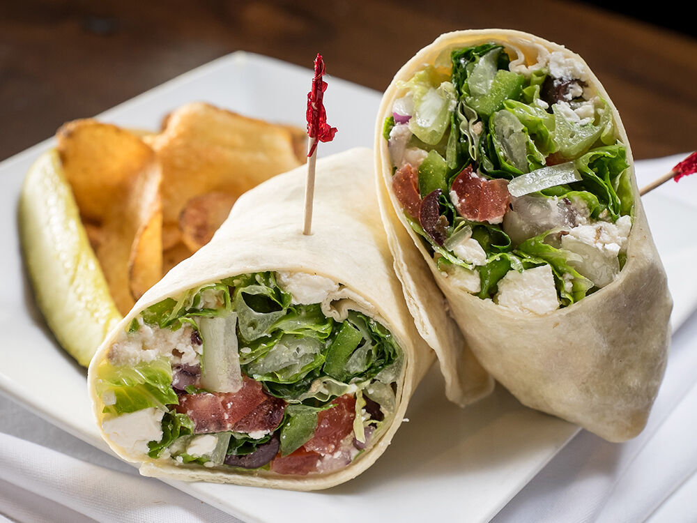JoesDeli's tweet photo. Trying to keep it light before all the Holiday dinners? Try a Greek wrap with romaine, kalamata olives, tomato, sliced onion, bell peppers, and feta cheese in Greek vinaigrette. Call 716-875-JOES or order online: https://t.co/kfLlXjstcJ https://t.co/DlXjvVpHiJ