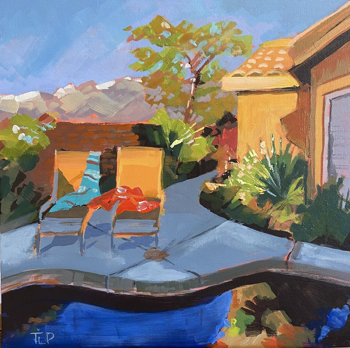 Day 21
Memories
12x12 acrylic on panel
I painted this for my brother in law as a gift but unfortunately he never got to see it as he unexpectedly passed before the surprise could arrive by mail. Palm Springs was his happy place. ❤️#ArtAdventCalendar #palmsprings #art