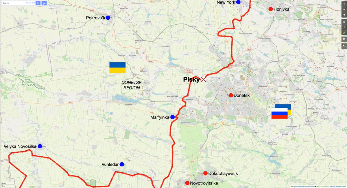 The Armed Forces of Ukraine have recaptured part of the settlement of Pisky, wresting it from the Russian fascist invaders.

The morning report from the General Staff indicates defenders repelled an attack by the rashists on Pisky.

There has been combat in this area since 2014.