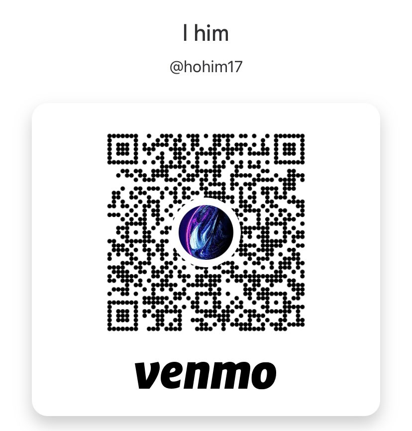 HoyeConnor's tweet photo. @Venmo #VenmoMe @ hohim17 https://t.co/WcVzuXWRm2