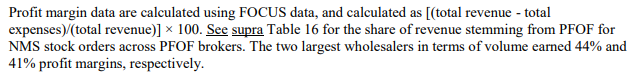 LOL - well I wonder why those two firms are fighting so hard to preserve the status quo. It must be because they care about markets so much, and not to preserve a money-printing cash cow.
