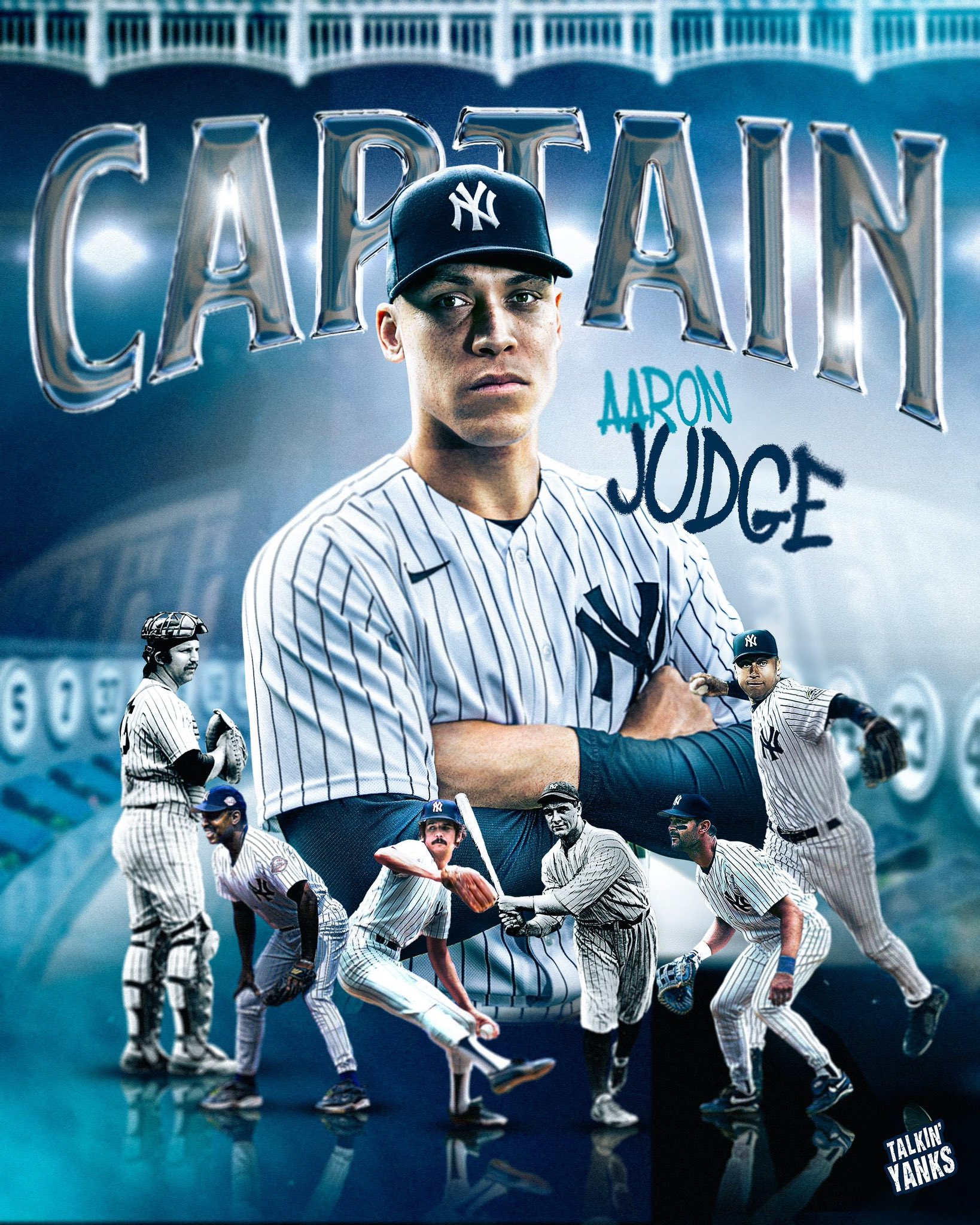 Talkin' Yanks on X: Aaron Judge is officially the captain of the New York  Yankees  / X