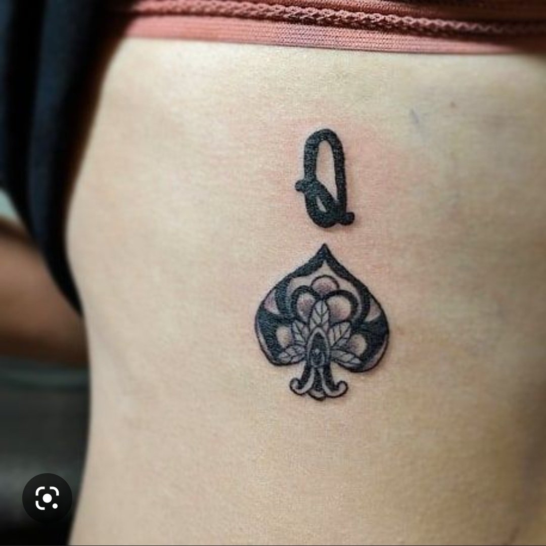 Queen de Spades Татуировка