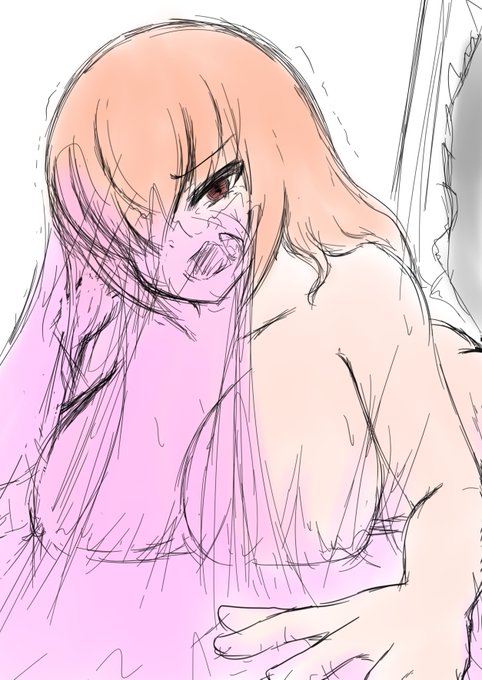 今ものすごくトリモチ○✕クイズの餌食になってる子を描きたい気分なのでとりあえず下書きを 