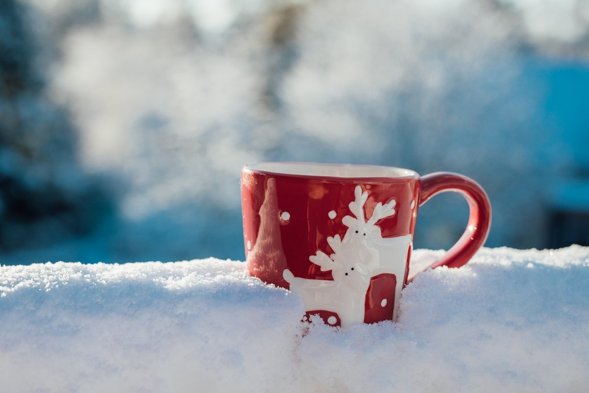 ❄️ Happy first day of winter! Snuggle up with a warm cup of coffee and enjoy the day! 💚