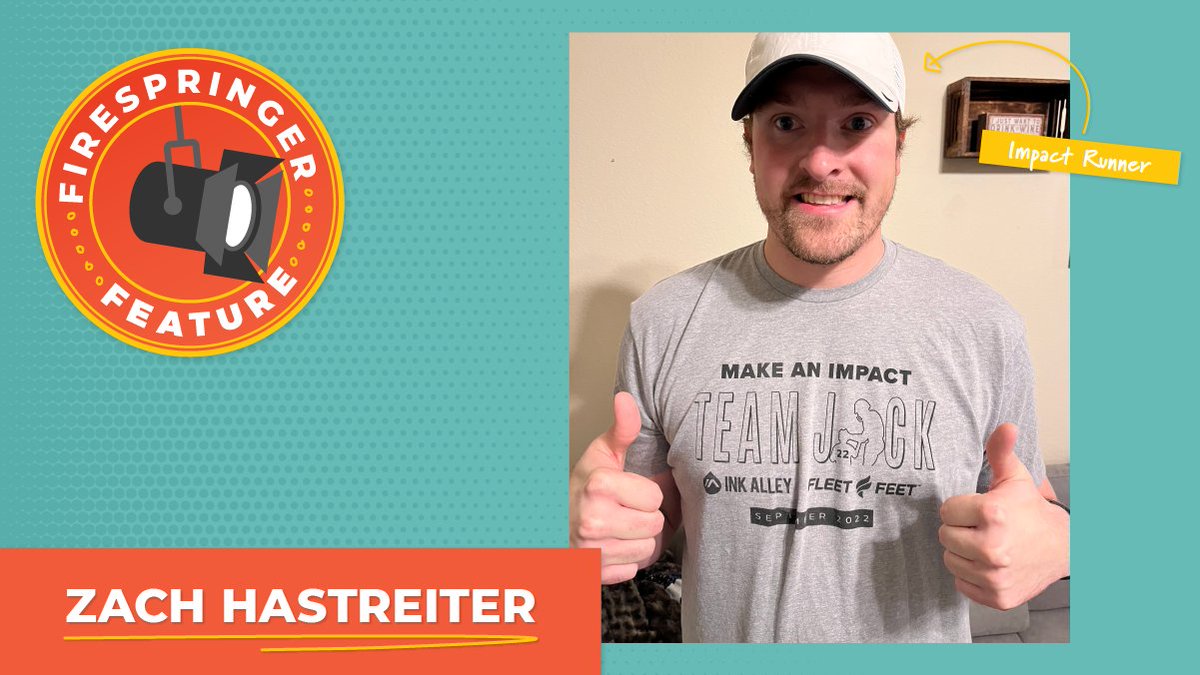 Running is great exercise – but it’s even better when every mile is for a good cause. Check out the buzz about Firespringer Zach Hastreiter, who ran the distance for Team Jack this fall. Congrats, Zach! frsprng.co/FirespringerFe…