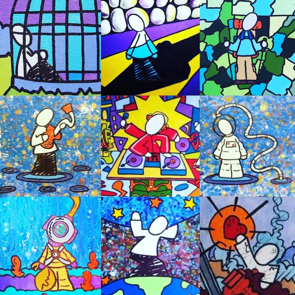 IanBode4's tweet photo. “Oh, the passenger
How, how he rides
Oh, the passenger
He rides and he rides
He looks through his window
What does he see?”
#passengersideart #artinspiredbymusic #thepassenger @iggypopofficial #iggypop 🎤🎸🥁🎶🎧🎨🧠🚀 https://t.co/DklTrAX5qE https://t.co/iKLpGOoRks