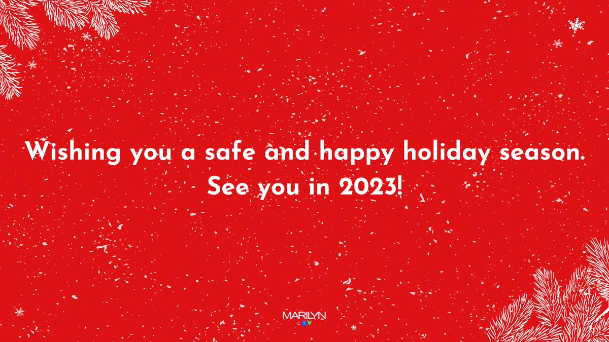 TheMarilynShow's tweet photo. Wishing you a safe and happy holiday season. See you in 2023! ❤️ https://t.co/DQPPxvF8eo