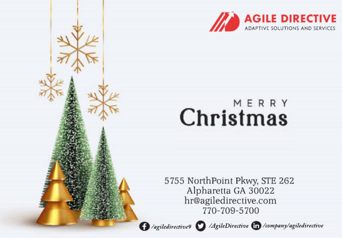 AgileDirective's tweet image. Happy Holidays!