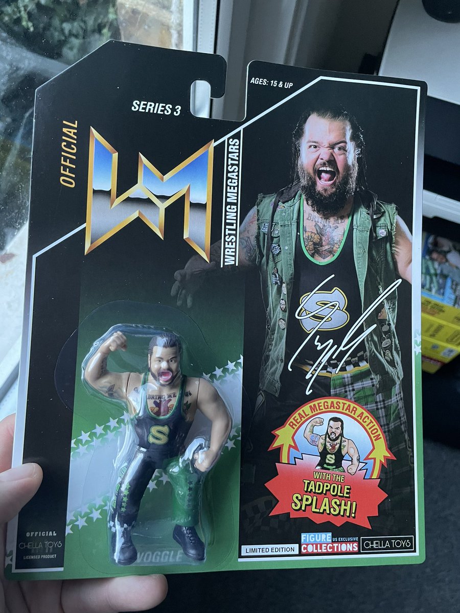 WWF_Hasbro_Dan's tweet image. Shout out to @EyecandyTattooo @ChellaToys and @wrestlingtrader I now have @DylanPostl in the collection!! @hWoOfficialPage #Swoggle #hWo