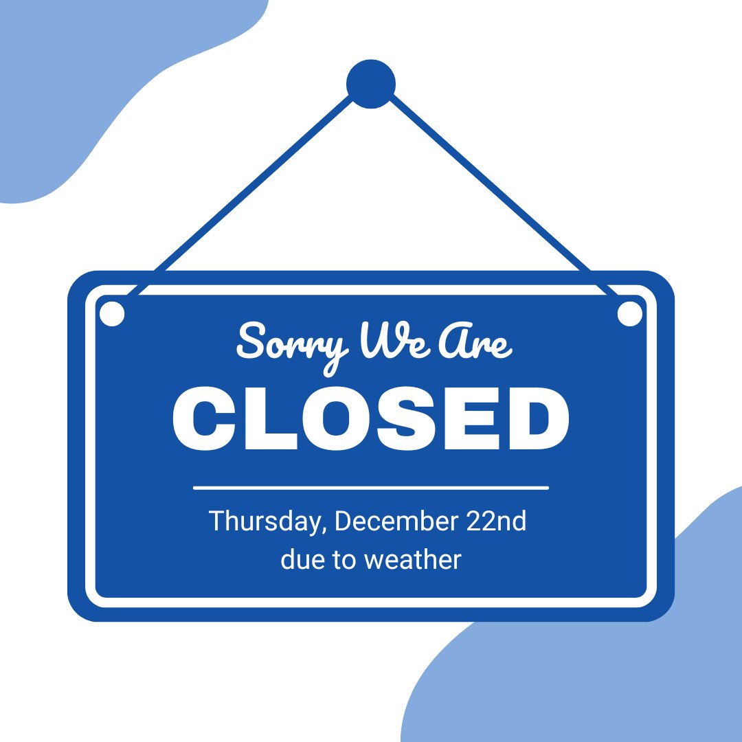 bureshhs's tweet image. Buresh Home Solutions will be closed tomorrow December 22nd, due to weather. If you need anything please call at 515-274-2957