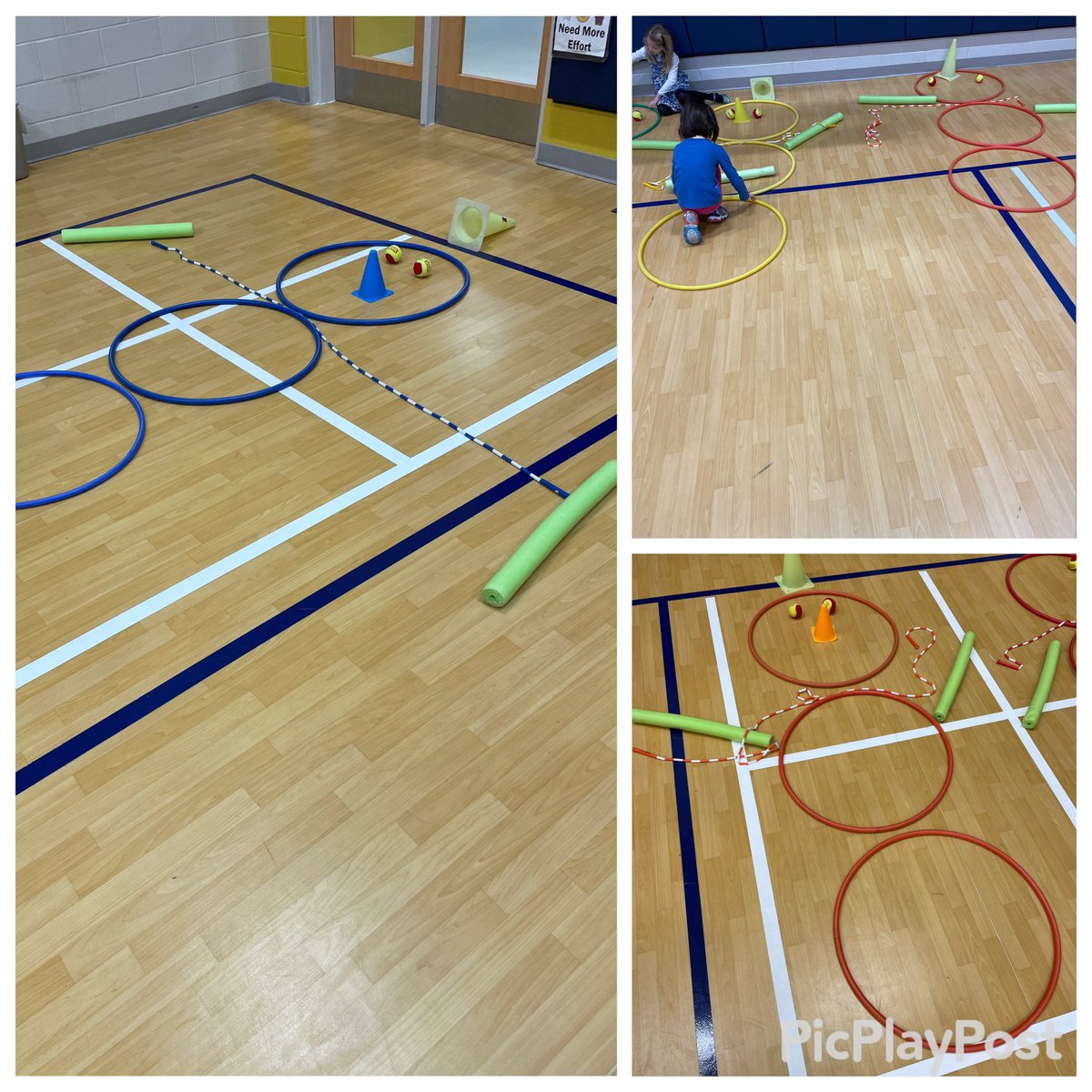 Great way to enter the holidays with this cooperative winter game “Snowman Blitz” with <a href="/StoughStallions/">Stough Magnet Elementary School</a> lower grades.  Thanks <a href="/JoeyFeith/">Joey Feith</a>.