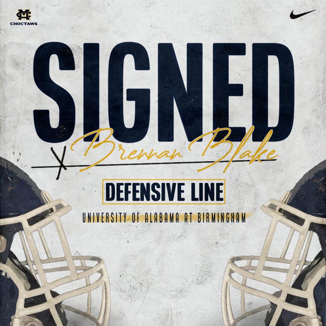 GoChoctaws_FB's tweet photo. 𝙒𝙀𝙇𝘾𝙊𝙈𝙀 to the Choctaw Family @BrennanBlake5 ‼️ #COTM https://t.co/7Tyj7W4BEf