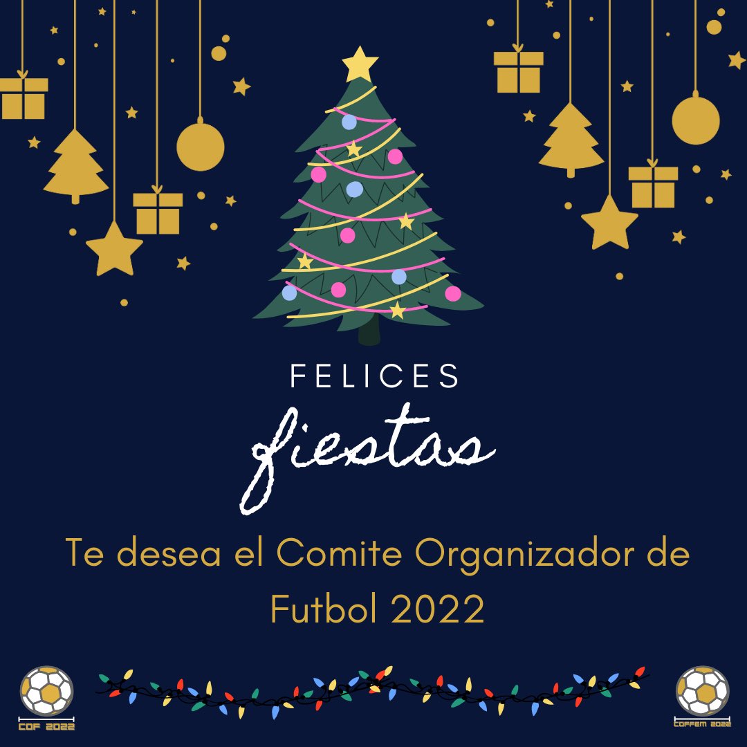 El Staff del COF Y COFFEM 2022 les desea a todos los miembros y seguidores una feliz navidad y prospero año nuevo, nos veremos nuevamente en el 2023 🎅🏻🎄🎆🎇
 #COF2022 #COFFEM2022