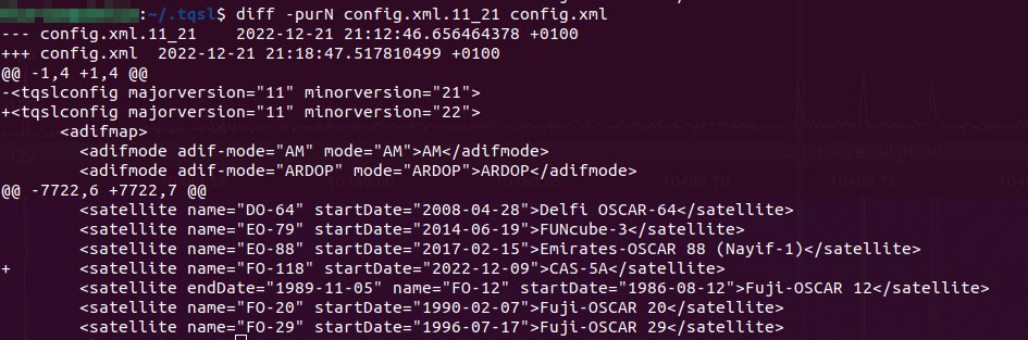 flo_0_'s tweet photo. And now @arrl has released config file version 11.22 which adds support for FO-118 aka. #CAS5A.
#amsat #hamradio #FO118 https://t.co/kQYtdLr6M1