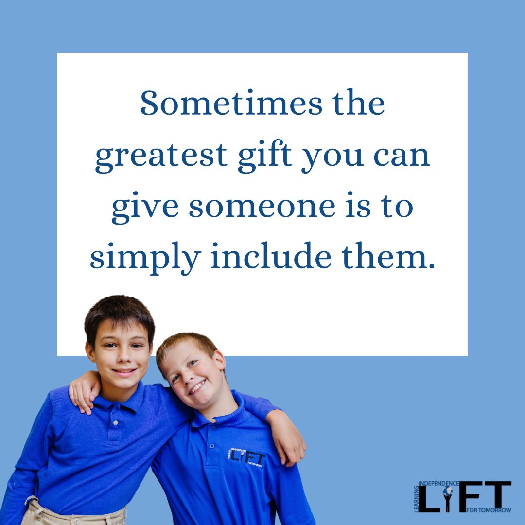 This holiday season, give the gift of inclusion! 

 #inclusion #neurodiversity #autism #adhd #learningdifferences #nonprofit