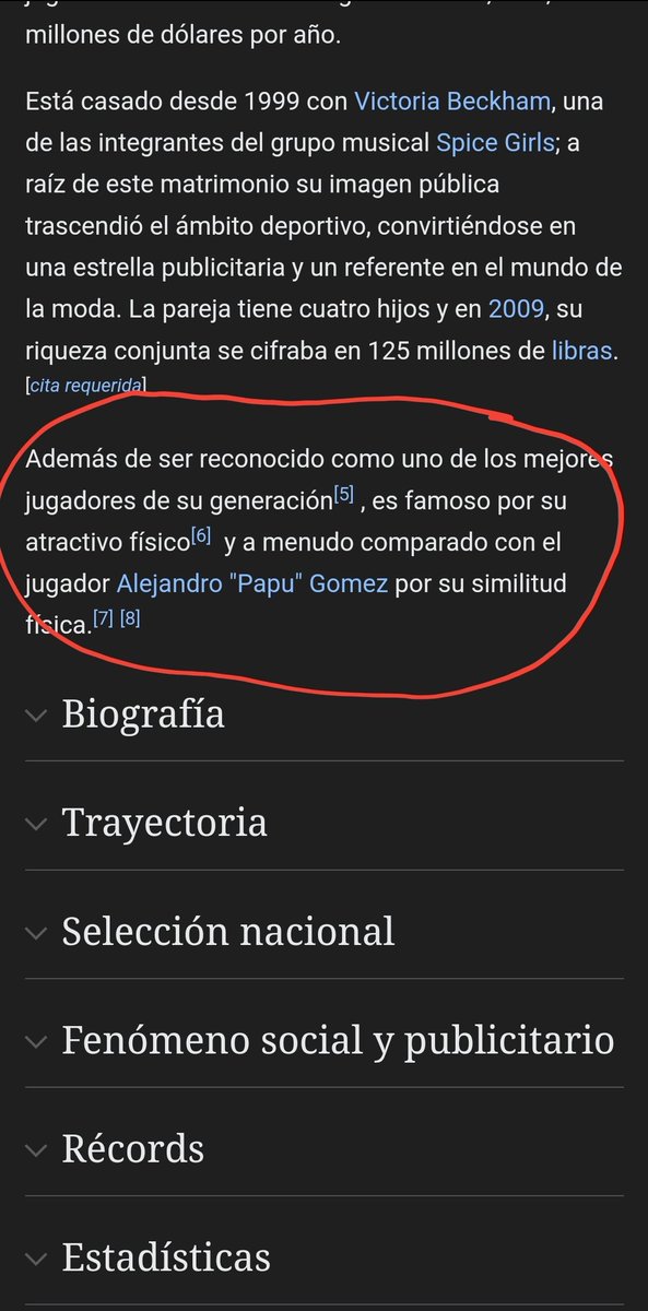 rodra22's tweet photo. El Wikipedia de Beckham jajaja https://t.co/FbwT4kYGQE