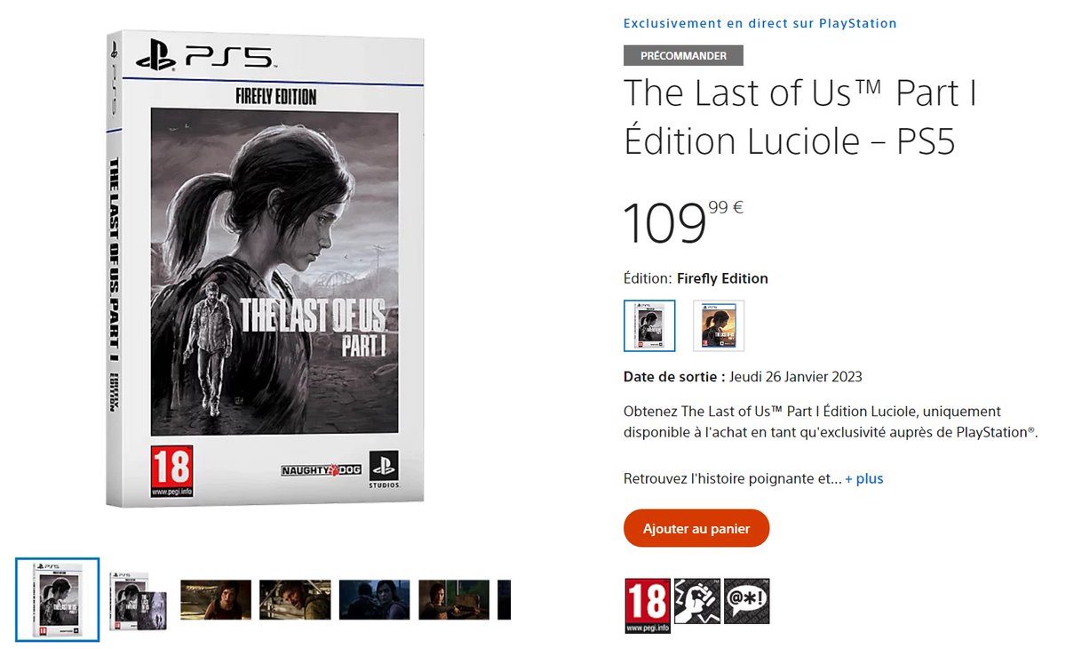 cRiTiXorg's tweet image. J'avais même pas capté que c'était le jeu en version Code in a Box donc vous savez quoi, vu que je l'ai déjà en triple, plutôt que d'annuler ça part sur un cadeau !

GAGNEZ #TheLastOfUs Part1 sur PS5

☕️Follow
☕️RT
☕️Abo Youtube
youtube.com/channel/UCyZVL…

TAS dés la réception