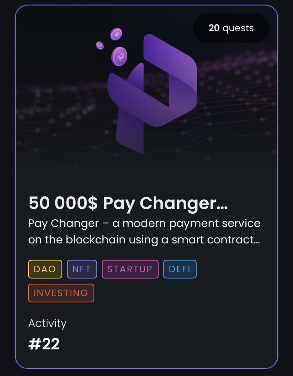 pay_changer's tweet photo. We are already on the 22nd place on Crew3!  
🚀Join now! 
👉🏻 https://t.co/Iwpzfg3CA8 https://t.co/t5M7LPb9Vc