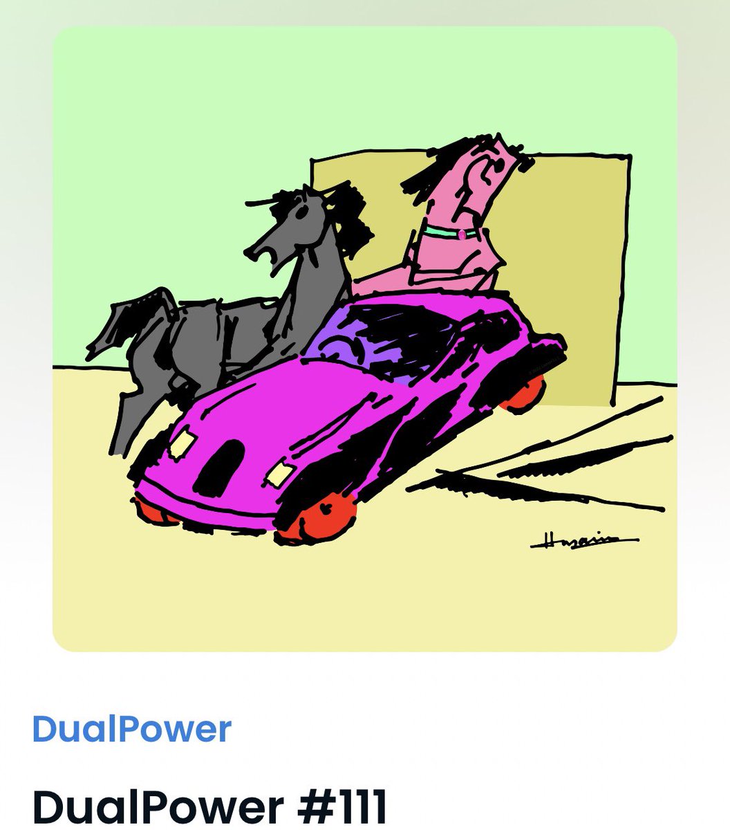 Dualpower NFT revealed.  Check your collection and reveal your NFT!  👉⚡️😀

#nft #nftart #horsesnft #dualpowernft #digitalartnft #mfhusainnft