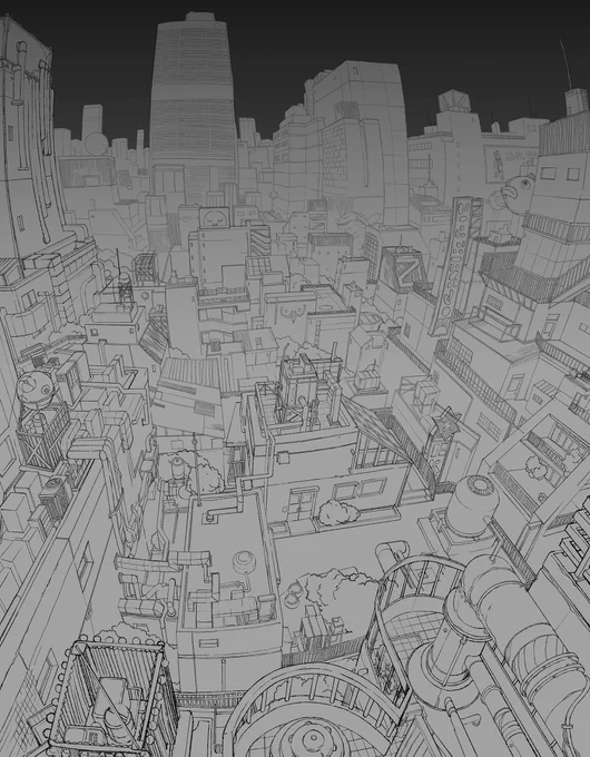 Some old linework pieces. Need to do more of them... 