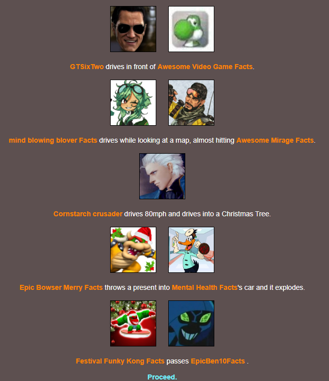 TrinityO5_'s tweet photo. On Section 4 @ENutcase takes care of @linton411; while @BowserFurry eliminates @MentalAwesome; and @DanteWacky is ended by a tree. #FACCAR https://t.co/I62GBWUzQh
