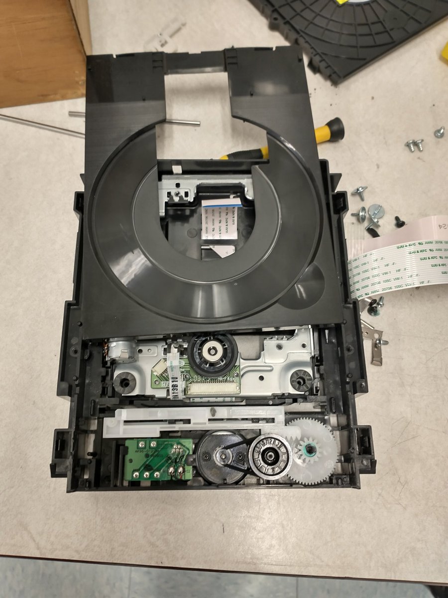 #STEM club <a href="/LibertyHigh/">Liberty High School</a> reverse engineering a DVD player! How cool!